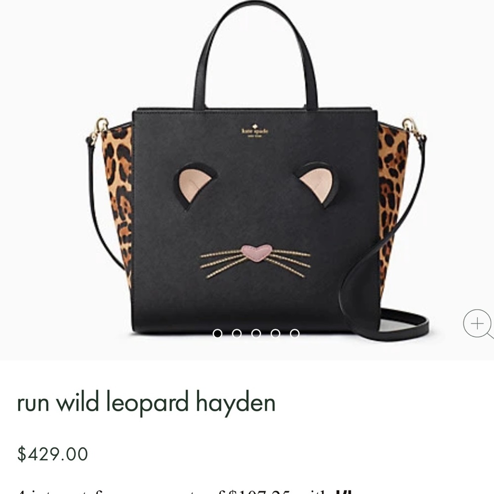 Kate spade run wild leopard hayden